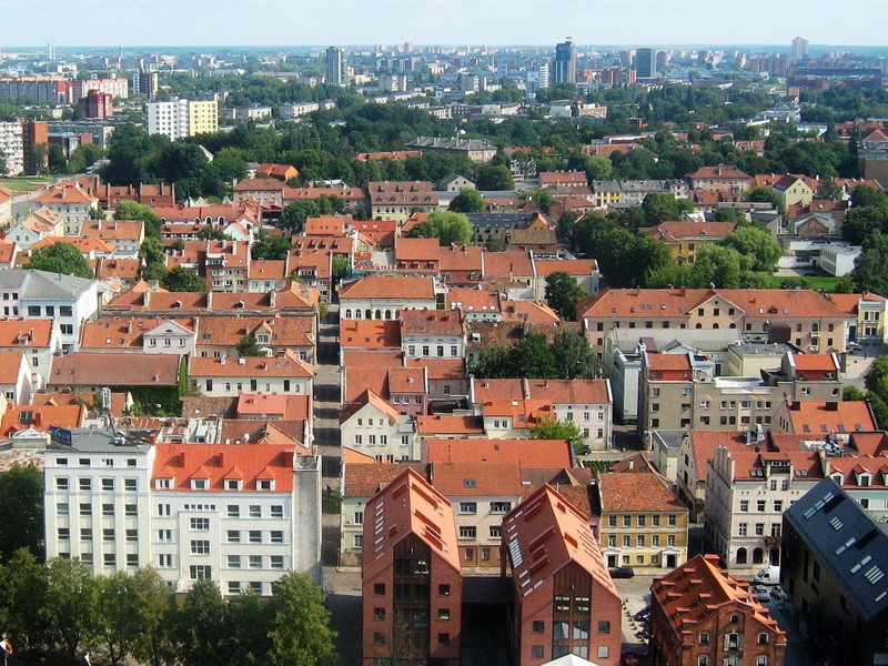 Клайпеда (Литва) - панорама города 