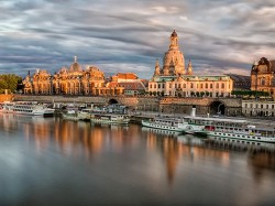 Дрезден (Германия) - набережная Брюлля