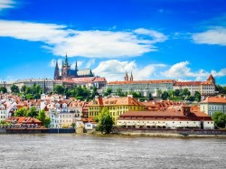 Прага (Чехия) – панорама исторической части