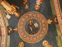 3. Фьюджи (Италия) - фрески монастыря Сакро Спеко в Субьяко