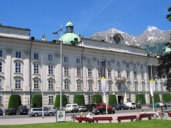 2. Інсбрук (Аўстрыя) - палац Хофбург