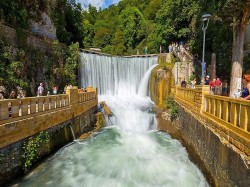 Новый Афон (Абхазия) - водопад в Приморском парке 