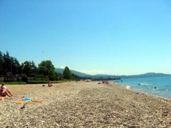 Новый Афон (Абхазия) - пляж
