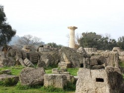 1. Пелапанес-Ілія - храм Зеўса