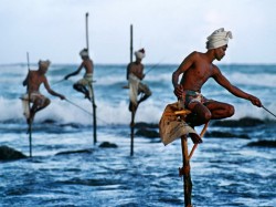 2. Коггала (Шри-Ланка) - местные рыбаки