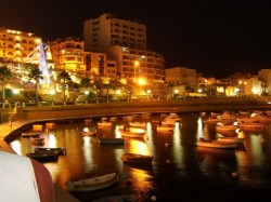 4. Буджибба (Мальта) - ночная Буджибба