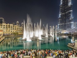 Дубай (ОАЭ) - Танцующие фонтаны