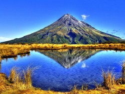 Новая Зеландыя - вулкан Руапеху