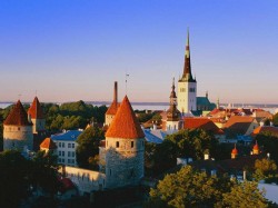 Вид на крепость Таллин