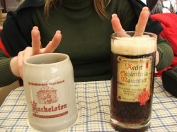 4. Бамберг - Сувенирная кружка и пиво