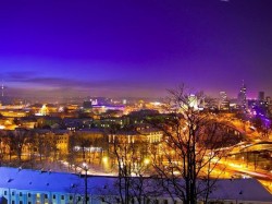 1. Вильнюс (Литва) —вечерняя понорама