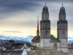 Цюрих (Швейцария) - Собор Гроссмюнстер