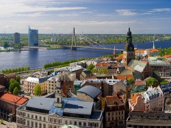 Рига (Латвия) - Панорама города