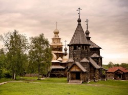 Суздаль (Россия) - музей деревянного зодчества и крестьянского быта