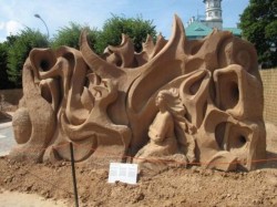 Юрмала - фестиваль песчаных фигур