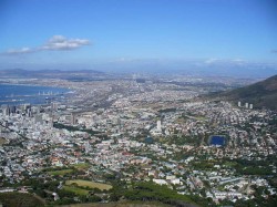 2. Кейптаун - Вид на Кейптаун со Столовой Горы