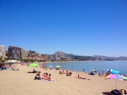 2. Малага (Испания) - пляж La Malagueta