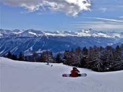 Кран-Монтана (Швейцария)- панорама