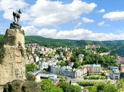 1. Карловы Вары (Чехия) - панорама города со смотровой площадки