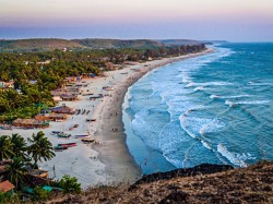 Гоа северный (Индия) - вид пляжа