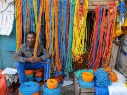 Эфиопия - продавец веревок