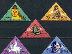 7. Бутан - почтовые марки