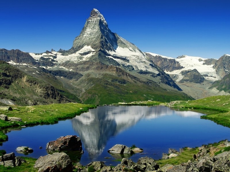 3. Швейцария - гора Маттерхорн 