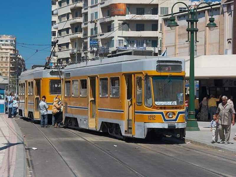 2. Егіпет - трамвай ў Александрыі 