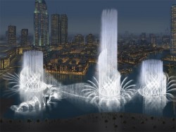 Дубай (ОАЭ) - Танцующие фонтаны