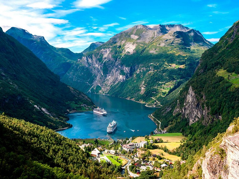 Нарвегія - Горы 