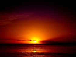 2. Барбадос - закат над океаном